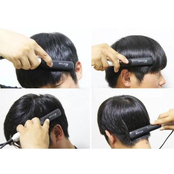 Máy ép duỗi tóc uốn xoăn tóc Hàn Quốc 2in1 Hồng Ngoại Chuyên Nghiệp chuẩn  salon